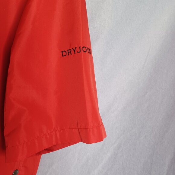 DryJoy by FootJoy Golf Jacket Mens Large Red Pullover Water Resist Regatta Bay - Picture 5 of 12